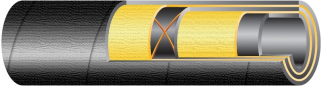 Wąż do materiałów ściernych typ: M-FLEX CIMENTO 5 bar