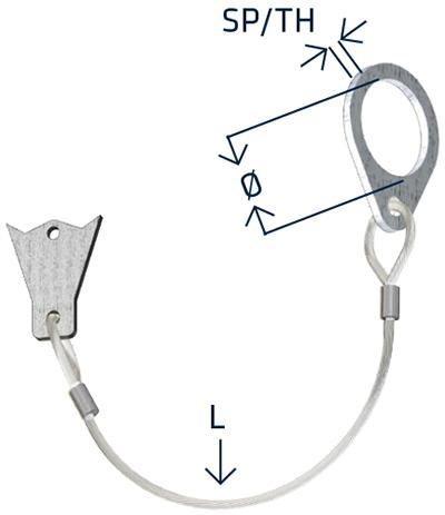 Nipple retention system STOP+FLEX 24° cone connectors (DIN)